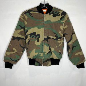 Camouflage Boys or Girl Coat 12 Quilted Interior Hunting Camo Jacket Made in USA